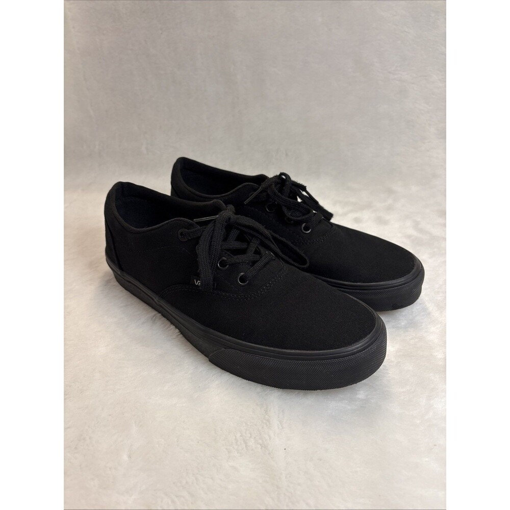 Women’s Vans Black Doheny Canvas Skate Shoes Size 9.5